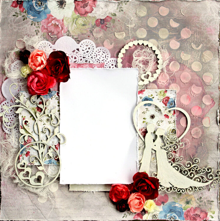 wedding layout - Creative Embellishments