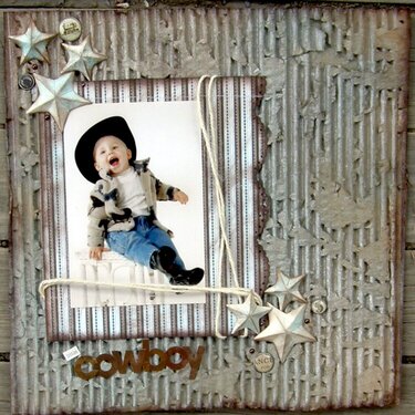 Scrapshotz September Reveal - Little Cowboy