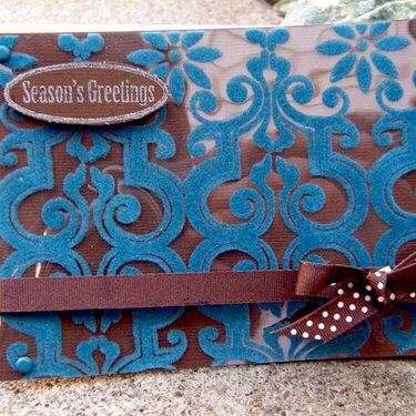 Seasons Greeting card - scrapshotz October Kit