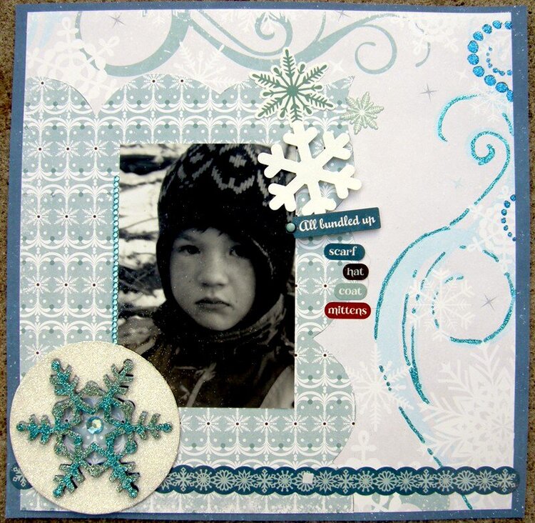 ScrapShotz December kit - all bundled up