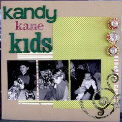 Scrapdango December kit - Kandy Kane Kids