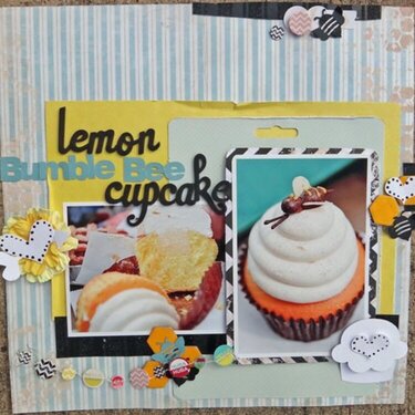 Lemon Bumble Bee Cupcake
