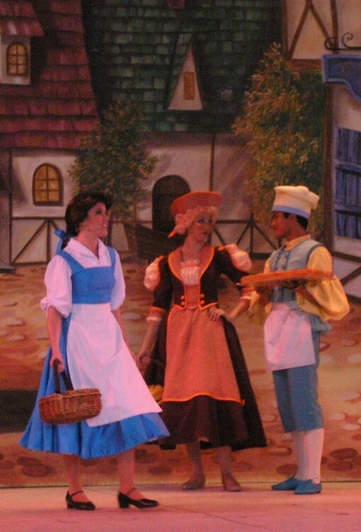 Belle in the Village at the Beauty &amp;amp; the Beast Show at MGM Studios