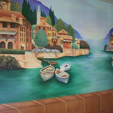 my dinning room mural painted by me