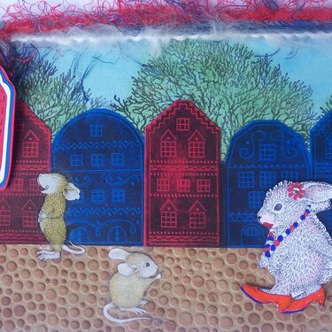 House Mouse Challenge #41, Red, white and blue; any theme