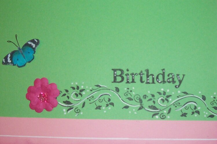 Happy Birthday Card - inside