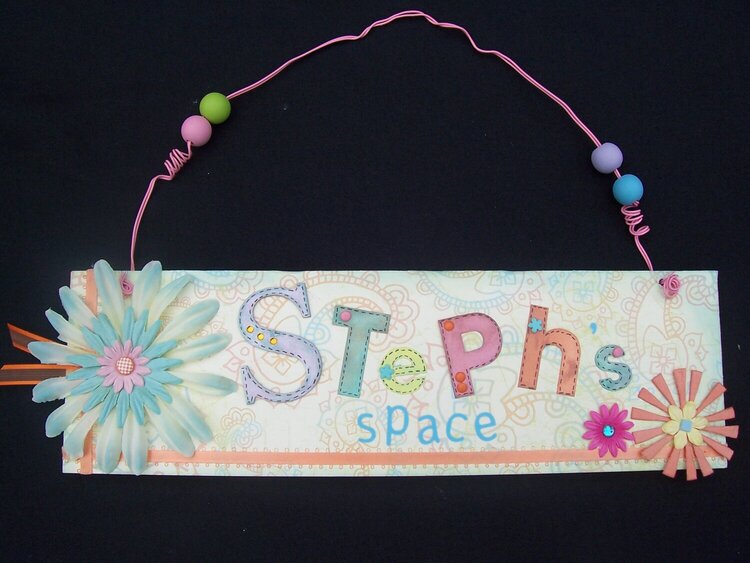 Altered Clearence Easter sign - for Queen Steph