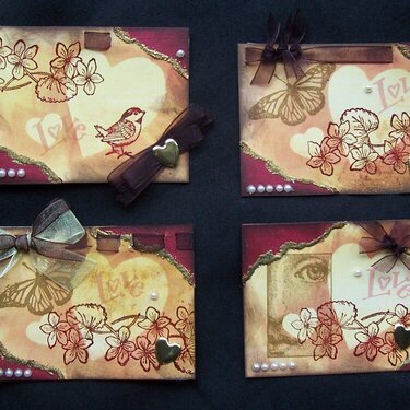 ATC&#039;s - wonder of the world; valentine swap