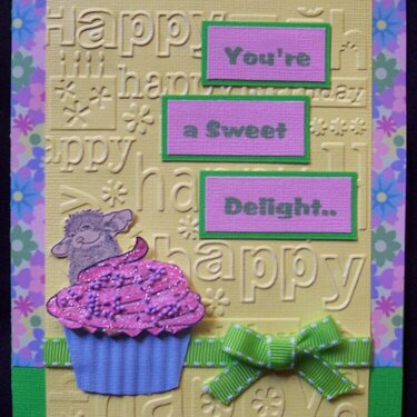 Sweet Delight Birthday Card