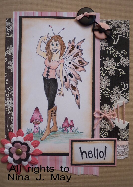 Kacey - digi stamp