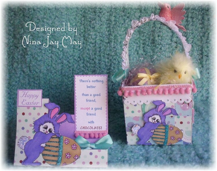 Side Step Card and Paper Easter Basket