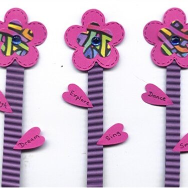 altered craft sticks for scrapbrat