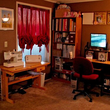 Computer &amp; Sewing Area