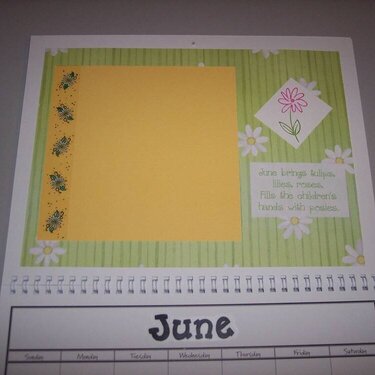 2006 Scrapbook Calendar