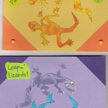 Leapin&#039; Lizards Birthday Cards