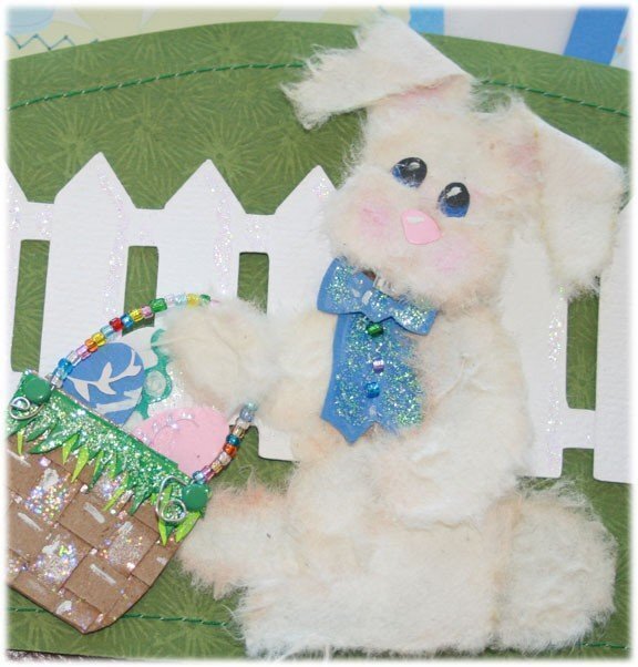 Detail Easter Layout Bunny and Basket