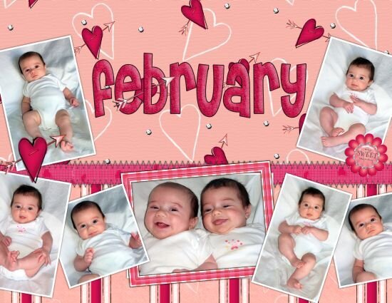 February Calendar Page