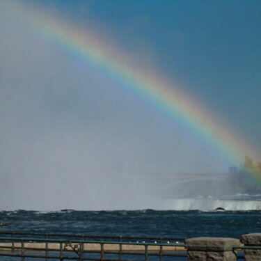 Rainbow over Niagra Falls, Canada