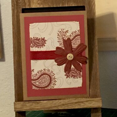 Paisley Flower Card