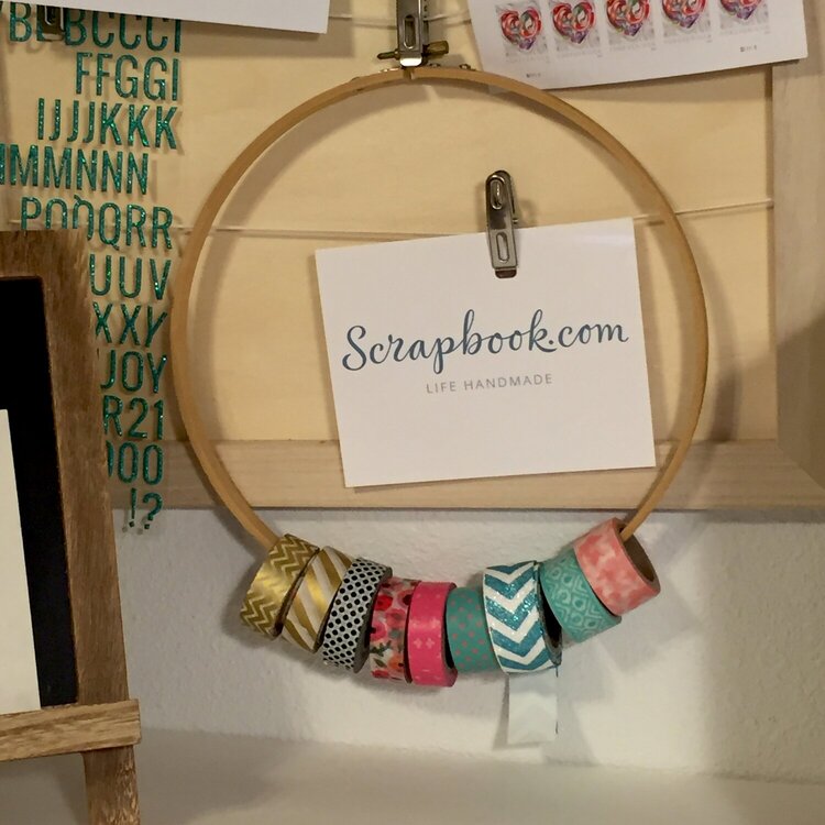 Washi tape storage