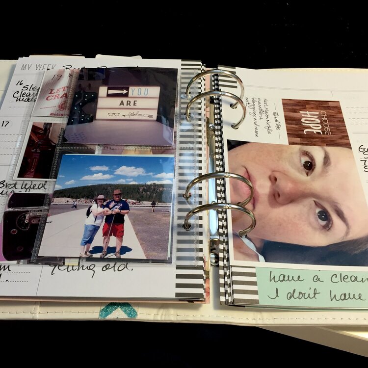 Heidi Swapp Planner page wk 5/16/5/22