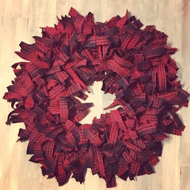 Flannel Wreath