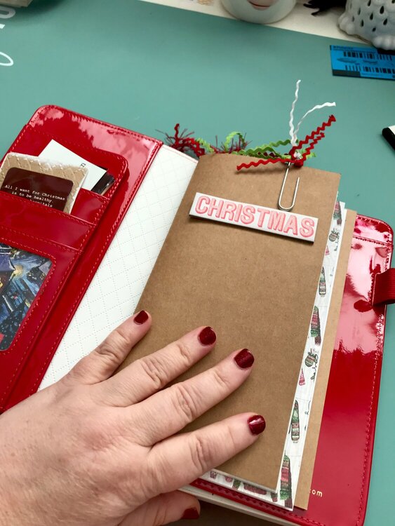 December Advent Traveler&#039;s Notebook