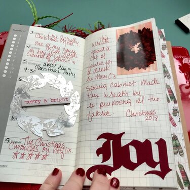 December Advent Traveler's Notebook