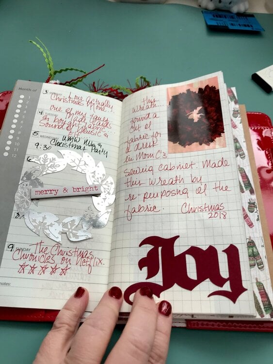 December Advent Traveler&#039;s Notebook