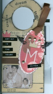 &#039;M&#039; Door hanger