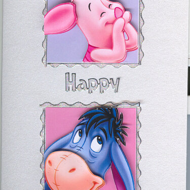 Piglet and Eeyore - Happy Birthday