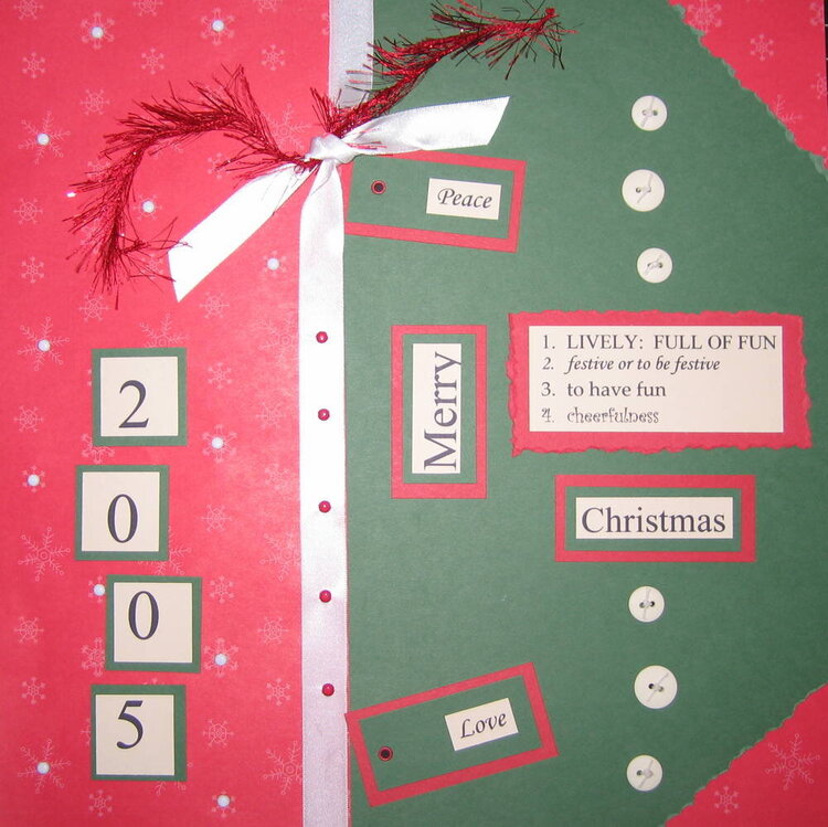 Front Page of Christmas Album