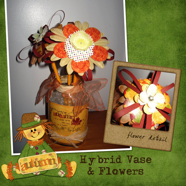 Hybrid Flowers and vase