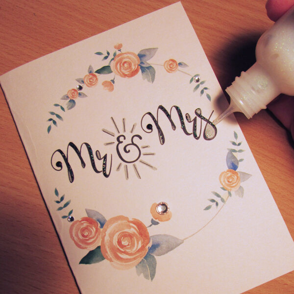 easy wedding card - hybrid