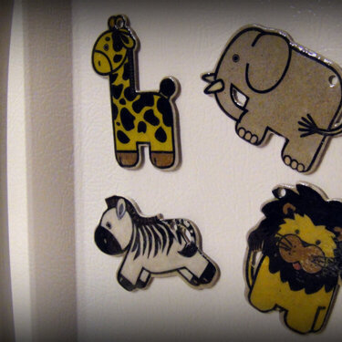 Maya Road Zoo Animals Magnets