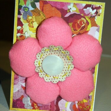 Puffy Flower Card