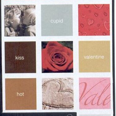 Valentine&#039;s Card using magazine ad