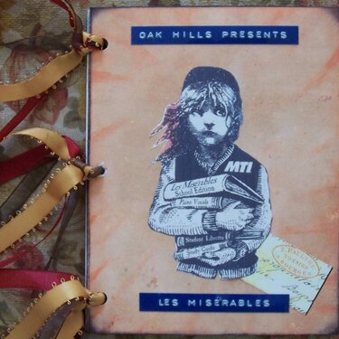Les Miserables mini memory book
