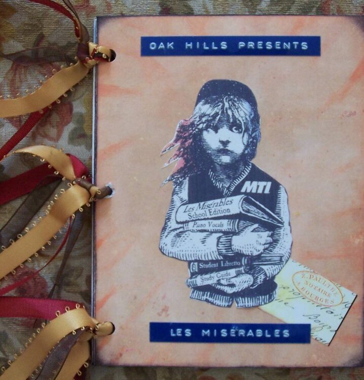 Les Miserables mini memory book