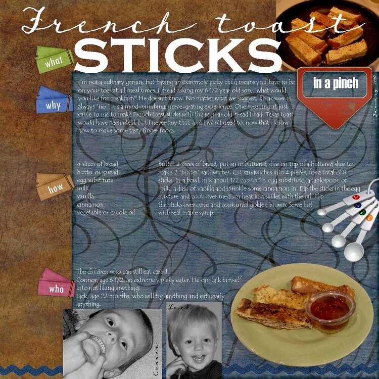 French Toast Sticks in a Pinch