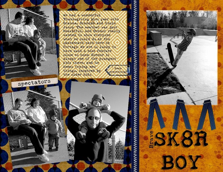 Brave SK8R (skater) Boy, Right Side