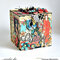 Handmade box with accordion type mini-album
