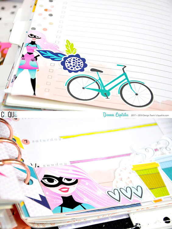 Glitter Girl collection_Planner Setup