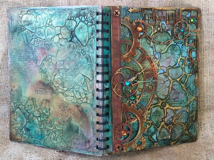 Steampunk Style Art Journal {The Crafter&#039;s Workshop with VIDEO TUTORIAL}