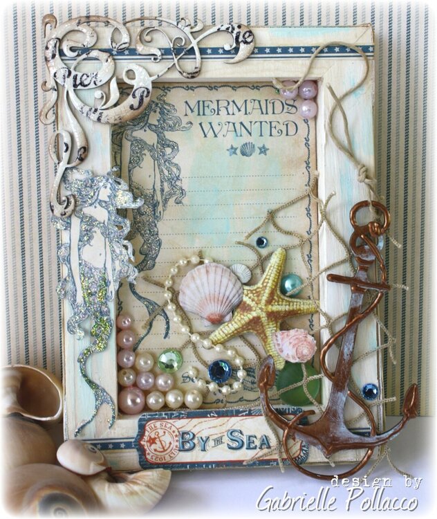 Nautical/Beach Canvas with VIDEO TUTORIAL **GRAPHIC 45 Guest Designer**