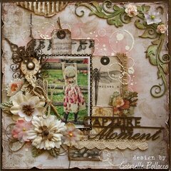 Capture The Moment **The Scrapbook Diaries ~ Video Tutorial & Kit Page**