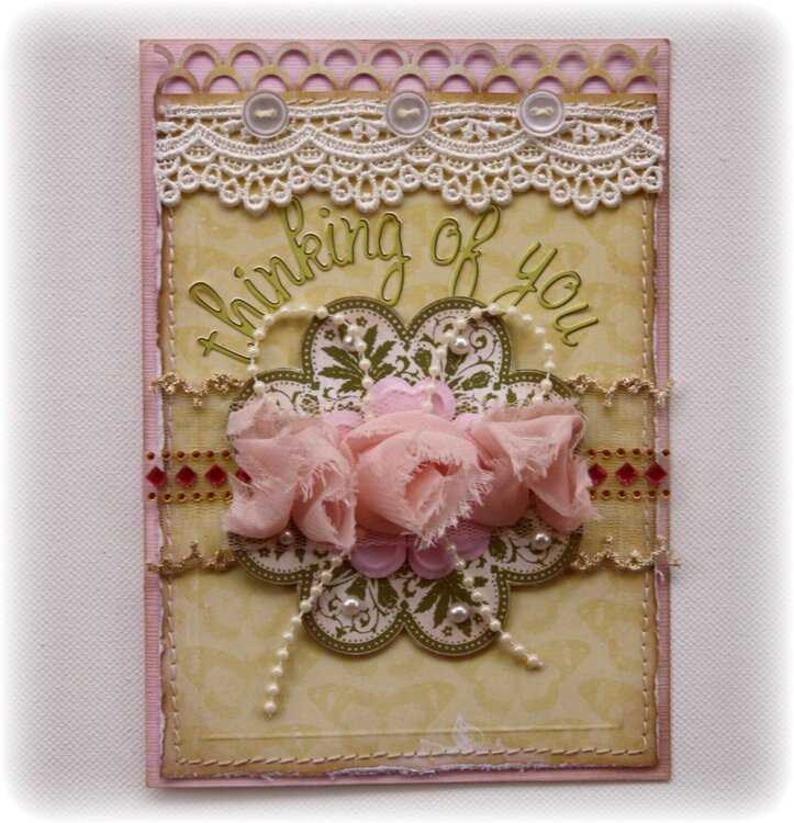 Thinking of You Card **Websters Pages &amp; CardMaps**