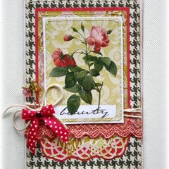 Card made with NEW Websters Pages Modern Romance Collection