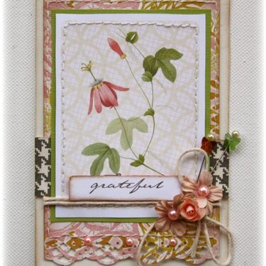 Card made with NEW Websters Pages Modern Romance Collection!