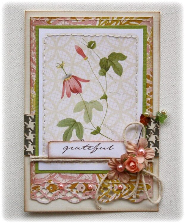 Card made with NEW Websters Pages Modern Romance Collection!